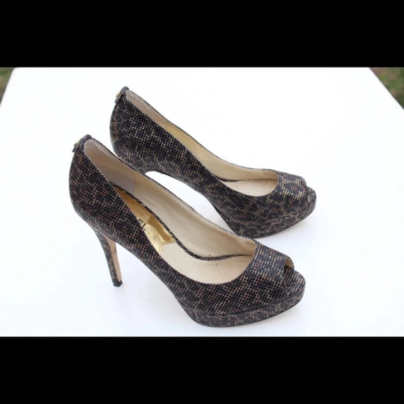 Michael Kors peep toe platforms - Picture 1 of 8